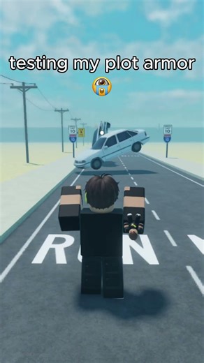 testing my plot armor🥀 #roblox #robloxdev #memes #nobatidao #mrbanana