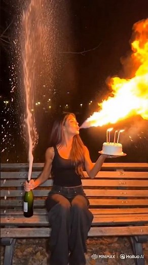 Instagram Trending Birthday Ai Video Editing | Viral cake fire birthday ai video editing