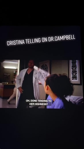 Cristina Yang's Encounter with Dr. Campbell | Grey's Anatomy S5,ep16