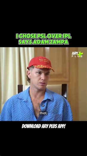 Adam Zampa talks about choosing PSL over IPL 🏏 | #ARYPodcast | #ARYPlus
