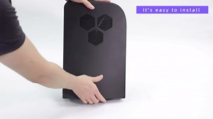 PS5 Console Face Plates,PlayStation 5 Accessories with Fan Vents Faceplate，with Dust Filter for Cooling Vents,Shockproof ABS Shell Cover Case - Digital Edition