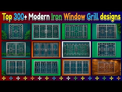 Top 300+ Unique Windows Grills Designs Ideas | Modern iron window grill design | Steel grill design