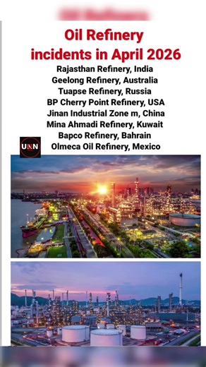 Eight Oil Refineries Caught Fire In April 2026. Is This A Coincidence? | UNN #usa