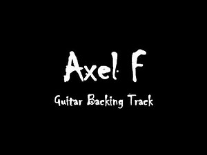 Axel F | Guitar Backing Track (tab)