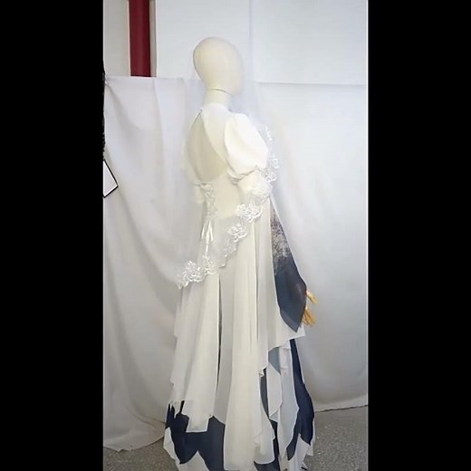 Eerie Ghost Bride Ida White Cosplay Costume Unboxing | Takerlama Full Set Review #Takerlama