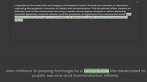 capturing the poignant moments of tribute and remembrance. This broadcast offers viewers an intimate