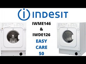 Wash Race - Indesit IWME146 Washing Machine & IWDE126 Washer Dryer - Easy Care 50