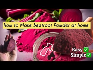 Homemade BeetRoot Powder♥️|| Pure and organic beet Root powder✅