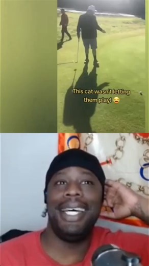 Imagine lining up your shot, and a cat just casually strolls onto the green. That's what happened here, and the tension is real. Would you stay calm? Tag a friend who'd freak out! #GolfLife #CatOnTheGreen #Unexpected #GolfFails #FunnyCats | Gaming Hip-Hop Radio