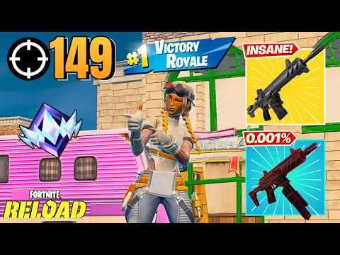 149 Elimination Squad "RANKED RELOAD" Gameplay Wins (Fortnite Chapter 7 Season 2 Keyboard & Mouse)