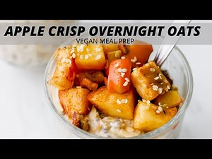 Apple Crisp Overnight Oats