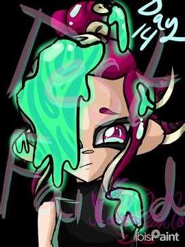 #art #speedpaint #agent8 #inktober #splatoon Day 14: Ink
