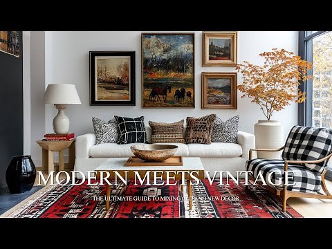Modern Meets Vintage: The Ultimate Guide to Mixing Old and New Decor