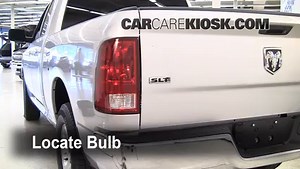 Rear Turn Signal Replacement on a 2009 Dodge Ram 1500 SLT 5.7L V8 Crew Cab Pickup (4 Door)