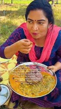 Ragi sangati mudda,chicken curry & thotakura chicken mix curry Youtube cherry