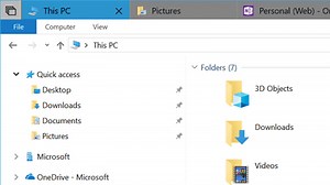 Finally to be able to manage the file explorer of Windows 10 by tab