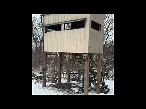 Redneck Luxury Deer Blind Shoot Shack. Best Damn Stand in the Land!