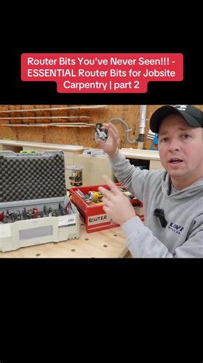 Router Bits You've Never Seen!!! - ESSENTIAL Router Bits for Jobsite Carpentry | part 2