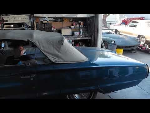 1965 thunderbird convertible top operation