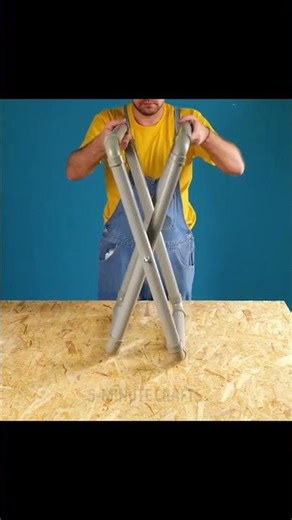 How to Make Foldabel Chair At Home With PVC Pipe #shorts #how #5minutecrafts