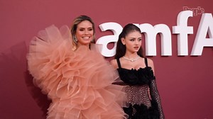 Heidi Klum and Daughter Leni Have a Cute (and Very Relatable) Moment on the 2024 Cannes amfAR Gala Red Carpet