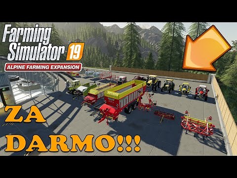 ALPINE FARMING DLC DO FARMING SIMULATOR 19 ZA DARMO!!!