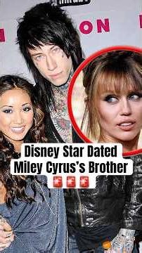 Disney Star Dated Miley Cyrus’ Brother #shorts #brendasong #disneychannel