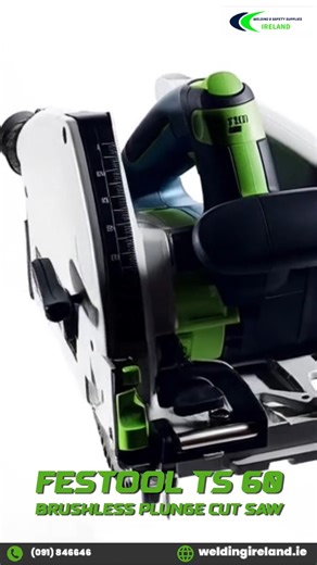 The FESTOOL TS 60 KEBQ-Plus Master Edition delivers flawless plunge cuts and unmatched reliability, complete with premium accessories. Now available for €768.95. . Buy now at https://weldingireland.ie/product/festool-ts-60-kebq-plus-master-edition-brushless-plunge-cut-saw/ . . . #Festool #TS60 #PlungeSaw #PowerTools #Woodworking #CarpentryLife #ProTools #WorkshopGear #PrecisionCutting #toollovers [Welding Supplies Ireland, Welding and Safety Supplies Ireland] | WeldingIreland.ie