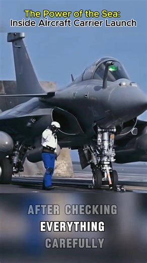 The Power of the Sea: Inside Aircraft Carrier Launch #AircraftCarrier #RafaleM #CharlesDeGaulle #Fig | Aviation stories