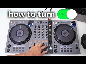 How to Turn On the Pioneer DDJ-FLX6 (Beginner Tutorial)