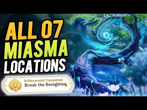 All 7 Miasma Locations | Break the Benighting Achievement | Genshin Impact 4.4