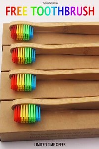 13M views · 193 reactions | HOLD UP Every plastic toothbrush used in the 60s still exists today. Take a FREE Bamboo Toothbrush  www.givingbrush.com | Giving Brush | Facebook