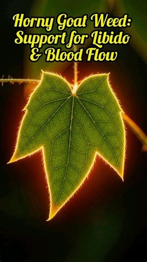 Horny Goat Weed : Support for libido and Blood Flow