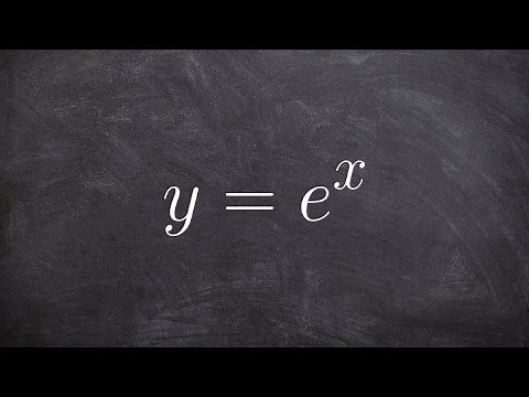 What does a sketch of the exponential graph look like with a base e