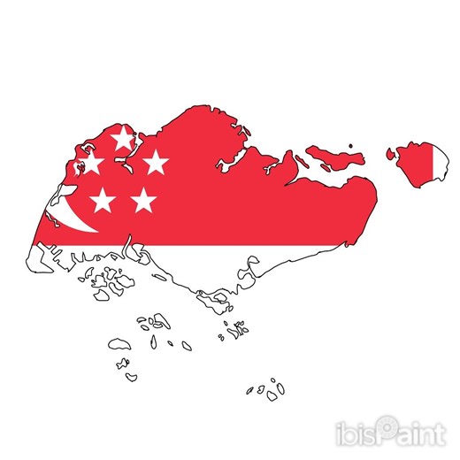 Drawing Map Of Singapore 🇸🇬 | #drawing #art #drawingtutorials #shorts