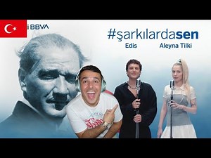 İtalyan Tepkisi 🇹🇷 #ŞarkılardaSen – 19 Mayıs | Edis & Aleyna Tilki – Fikrimin İnce Gülü