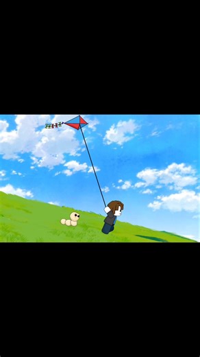 Baby cute Hungry Worm story. Animation #p2