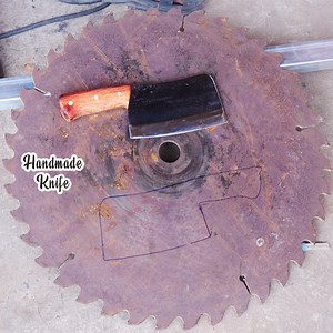 39K views · 855 reactions | 5 simple steps to make a knife from rusty circular saw blade | METAL WORKS | Facebook