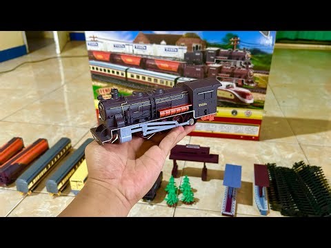 UNBOXING RAILCAR SERIES TRAIN FAMILIAR | FENFA TRAIN | ASMR RUNNING SESSION | DS WORLD MINIATURE