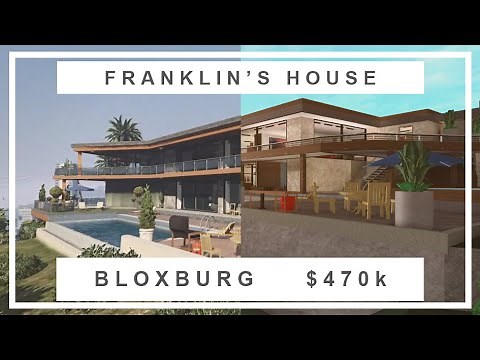 | ROBLOX | - Bloxburg - GTA V house build - Franklin's Mansion - 470K