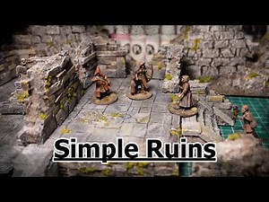 Simple Ruins terrain for wargaming/rpgs