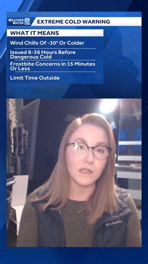 Extreme cold watches, warnings, & cold weather advisories -- these headlines were updated last year. What they mean, and what you can expect here in SE Wisconsin as the bitter cold arrives later this week: | Molly Bernard WISN