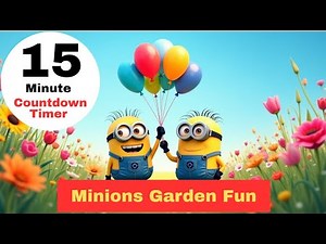 Minion's Garden Party - 10 Minute Timer with Balloons