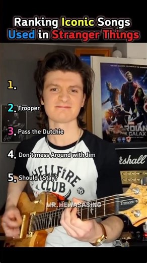 Ranking Iconic Song Used In stranger Things #shorts