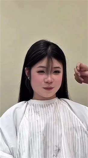 New Trendy Haircut for Girls 2026 | Korean Style Bangs ✨#shorts #hairstyle #haircut