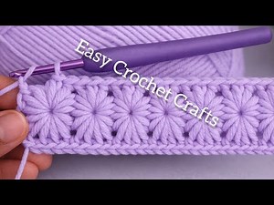 WOW! ONLY 2 ROWS🧶 I've never seen this Easy Crochet stitch before