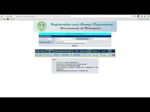 How to Search EC Online - State of Telangana & AP - India