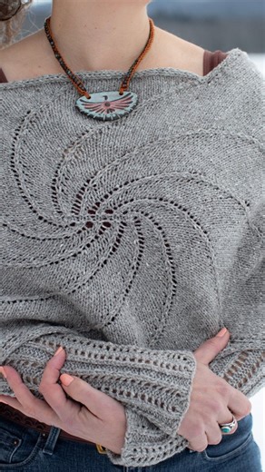 Laura Nelkin (aka Lola!) on Instagram: "Here’s how I cast on Lake Hug! It starts with Judy’s Magic Cast On, worked in the round with garter ridges. Such a fun start to the lake at the center of your sweater scarf! Did you hear? All of my patterns released in 2025 (including Lake Hug) are on sale for 25% off through January 25th! (No coupon code needed.) Join us in the 13th annual First Quarter KAL! It is ON in my Ravelry AND Facebook groups! ALL of my patterns are eligible to be knit in the KAL.