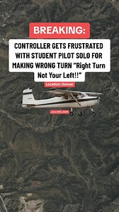 31K views · 92 reactions | CONTROLLER GETS FRUSTRATED WITH STUDENT PILOT SOLO FOR MAKING WRONG TURN “Right Turn Not Your Left!!” #studentpilot #aviation #atc #controller #pilot #frustrated #wrongturn | Flight Simulator Fantasy | Facebook