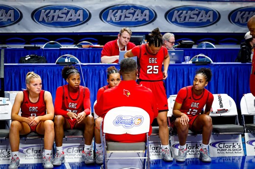 GRC Lady Cardinals coach, players talk winning first state basketball championship